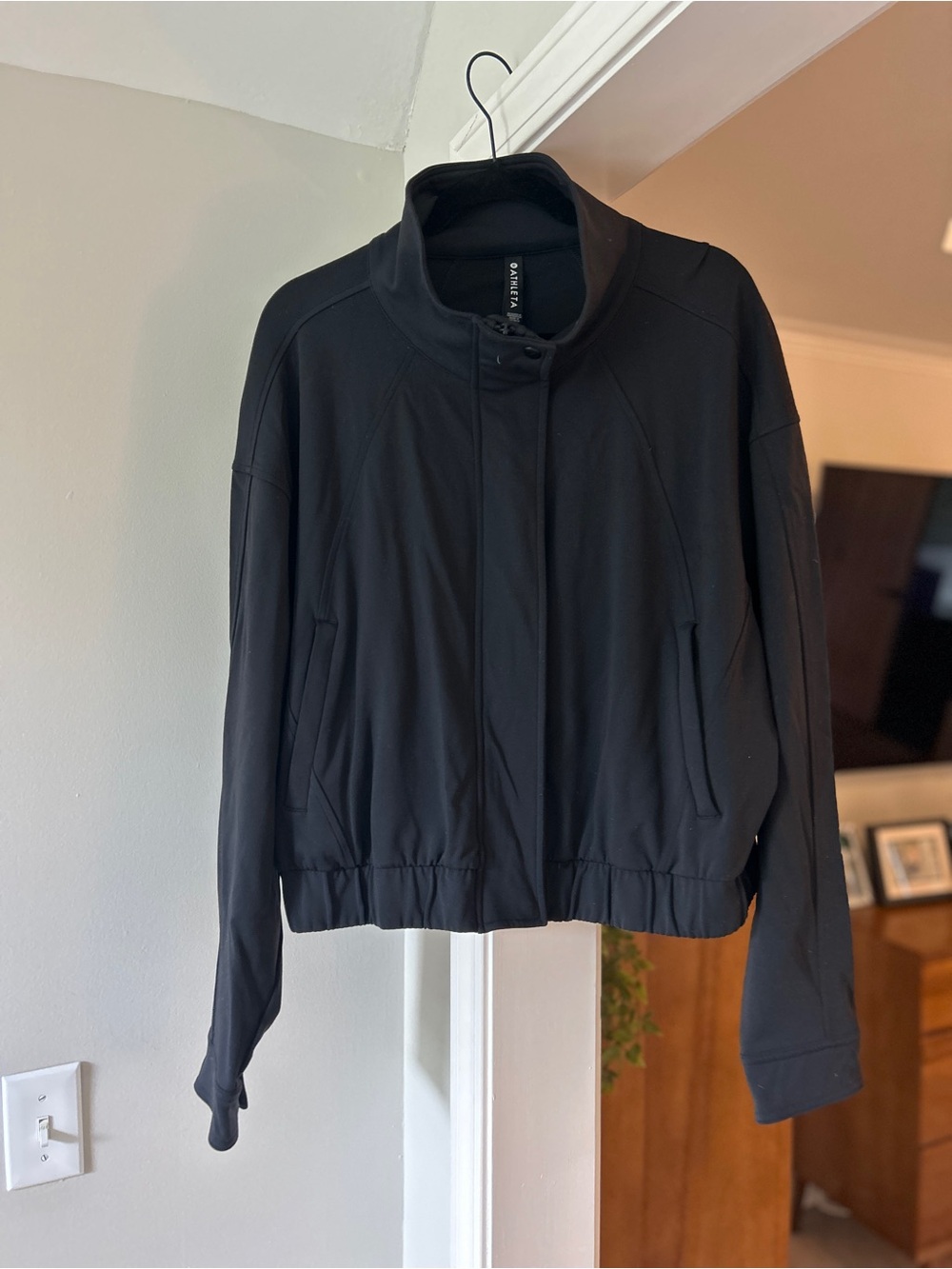 Athleta Black Women's Bomber Jacket